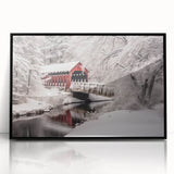 Large abstract wall art depicting New Hampshire scenery in muted earth tones on a framed acrylic.