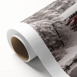 Art Deco poster featuring a serene New Hampshire landscape on rolled canvas, ideal for nursery wall art.