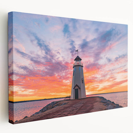 Large wall art depicting a serene Oklahoma landscape in soft earth tones on stretched canvas, suitable for kitchen decor.