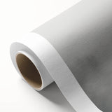 Art deco poster of Portland, Oregon skyline in muted gray and blue tones on rolled canvas, ideal for nursery wall art.