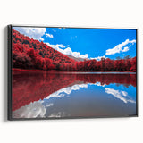 Black and white vintage poster art of a Vermont landscape on framed canvas, ideal for bedroom decor.