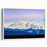 Extra large framed canvas of Seattle skyline in black with colorful, textured art accents, ideal for living room decor.