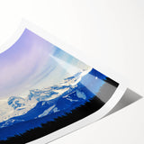 Extra large wall art featuring line art flowers in black on a white background, ideal for large living room wall decor.