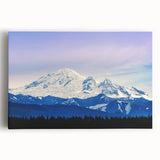 Black and white large art print of Seattle skyline on stretched canvas, suitable for kitchen wall art.