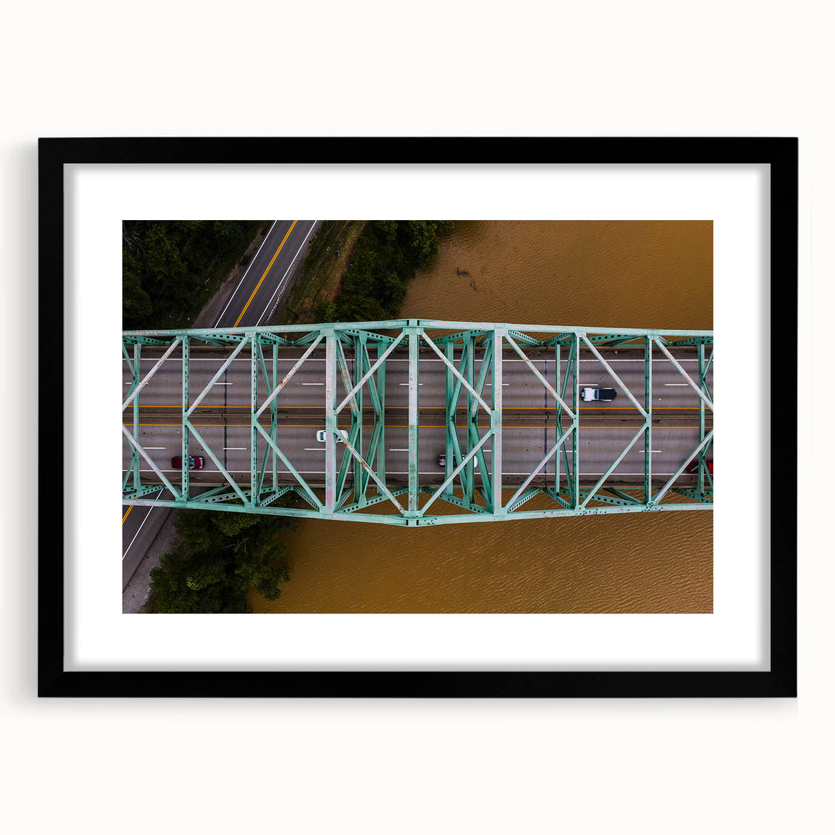 Abstract art print of West Virginia scenery in vibrant colors on a textured, extra large canvas, ideal for living room decor.