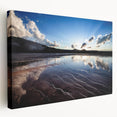 Yellowstone National Park landscape on large stretched canvas, featuring earthy green and brown tones.