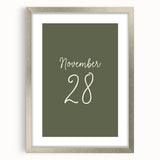 Textured abstract art print in warm autumn hues on a silver-framed canvas, ideal for bedroom decor.