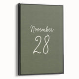 Black and white framed canvas featuring a vintage landscape painting, ideal for bedroom wall decor.