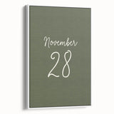 Vintage poster art of autumn trees on extra large framed canvas, featuring a palette of orange and brown.