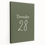 Abstract fall foliage in warm orange and red tones on a large stretched canvas, ideal for kitchen wall decor.