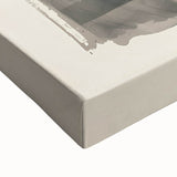 Canvas Art for Dining Area – Bold Orange & Black Abstract Print