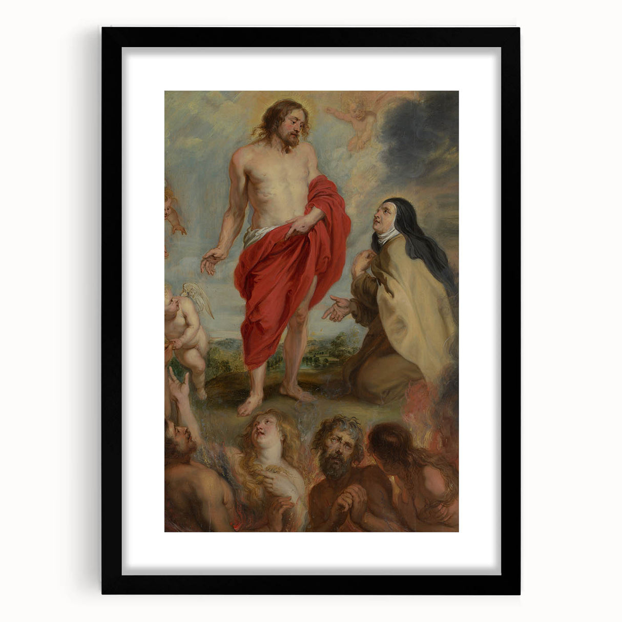 Baroque and Rococo Wall Art - Divine Redemption Historical Masterpiece