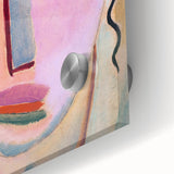 Meditation (1918) - Vibrant Abstract Expressionist Portrait by Jawlensky