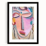 Meditation (1918) - Vibrant Abstract Expressionist Portrait by Jawlensky