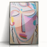 Meditation (1918) - Vibrant Abstract Expressionist Portrait by Jawlensky