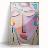 Meditation (1918) - Vibrant Abstract Expressionist Portrait by Jawlensky