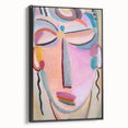 Meditation (1918) - Vibrant Abstract Expressionist Portrait by Jawlensky