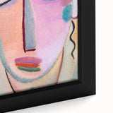 Meditation (1918) - Vibrant Abstract Expressionist Portrait by Jawlensky