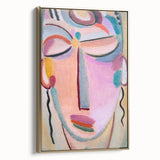 Meditation (1918) - Vibrant Abstract Expressionist Portrait by Jawlensky