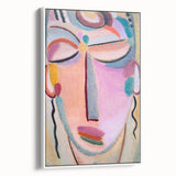 Meditation (1918) - Vibrant Abstract Expressionist Portrait by Jawlensky
