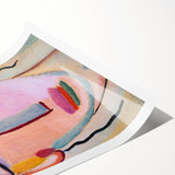 Meditation (1918) - Vibrant Abstract Expressionist Portrait by Jawlensky