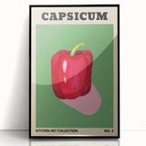 Large abstract wall art featuring colorful fruit motifs on a black acrylic frame, ideal for modern kitchen decor.