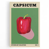 Black and white large art canvas featuring assorted fruits, ideal for kitchen wall art.