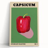 Black and white photograph of assorted fruits on a stretched canvas, ideal for kitchen wall art.