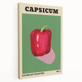 Large canvas print featuring an assortment of vibrant, colorful fruits, ideal for kitchen wall art.