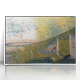 The Bridge at Bineau by Seurat: Soft Impressionist Landscape Wall Art