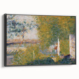 The Bridge at Bineau by Seurat: Soft Impressionist Landscape Wall Art