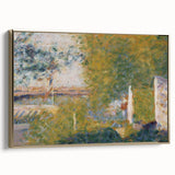 The Bridge at Bineau by Seurat: Soft Impressionist Landscape Wall Art