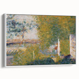 The Bridge at Bineau by Seurat: Soft Impressionist Landscape Wall Art
