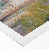 The Bridge at Bineau by Seurat: Soft Impressionist Landscape Wall Art