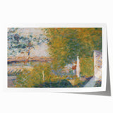The Bridge at Bineau by Seurat: Soft Impressionist Landscape Wall Art