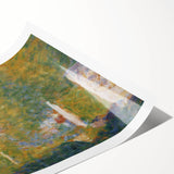 The Bridge at Bineau by Seurat: Soft Impressionist Landscape Wall Art