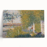 The Bridge at Bineau by Seurat: Soft Impressionist Landscape Wall Art