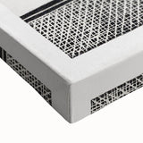 Abstract Camel Silhouette - Minimalist Modern Wall Art in Black & White