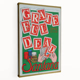 Grateful Dead & Santana Retro Wall Art – Vintage Concert Print