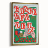 Grateful Dead & Santana Retro Wall Art – Vintage Concert Print