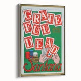 Grateful Dead & Santana Retro Wall Art – Vintage Concert Print