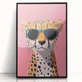 Kids Room Art Prints – Cool Cheetah Illustration for Playroom Decor