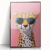 Kids Room Art Prints – Cool Cheetah Illustration for Playroom Decor