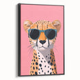 Kids Room Art Prints – Cool Cheetah Illustration for Playroom Decor