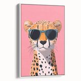 Kids Room Art Prints – Cool Cheetah Illustration for Playroom Decor