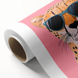 Kids Room Art Prints – Cool Cheetah Illustration for Playroom Decor