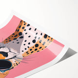 Kids Room Art Prints – Cool Cheetah Illustration for Playroom Decor