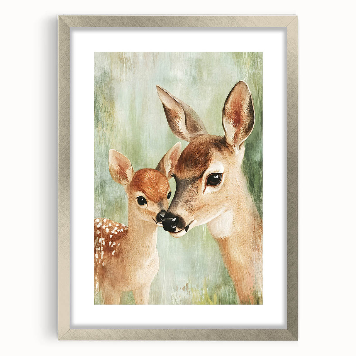 Gentle Deer Nursery Wall Art - Kids Room Prints & Baby Decor