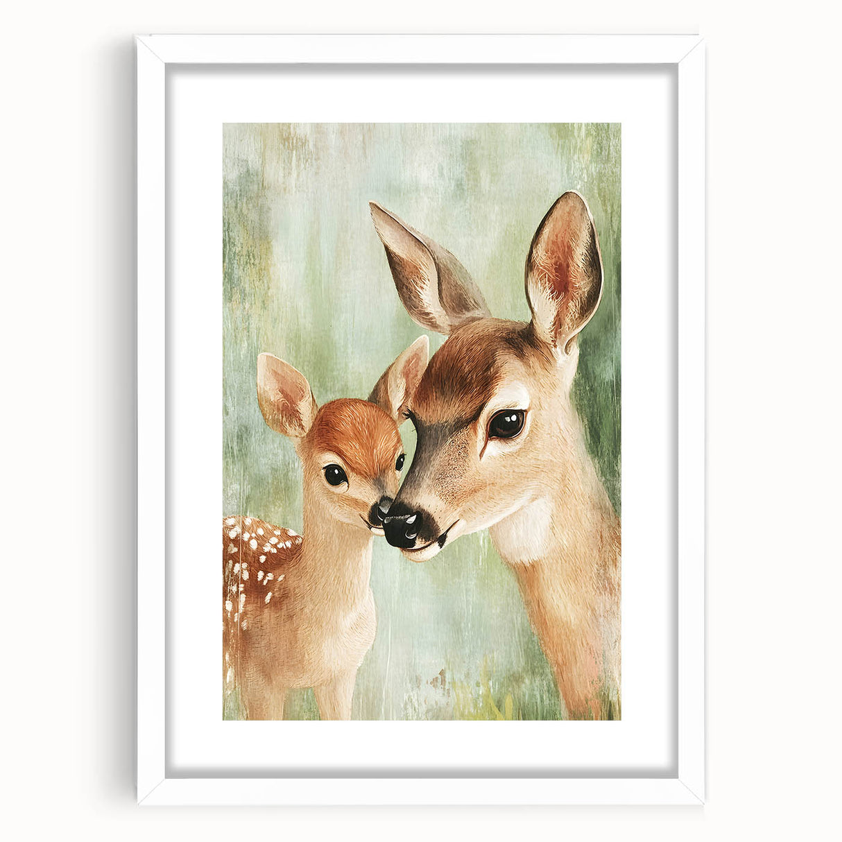 Gentle Deer Nursery Wall Art - Kids Room Prints & Baby Decor