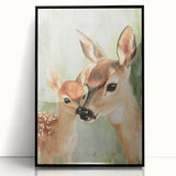 Gentle Deer Nursery Wall Art - Kids Room Prints & Baby Decor